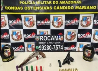 Hórus/Fronteira Mais Segura: Homem é preso com duas armas e 44 munições em Tabatinga