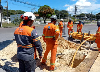 Obras de expansão da rede de gás natural são intensificadas