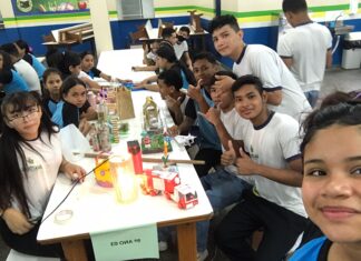 Mais de 150 estudantes da rede estadual participam de exposição de materiais recicláveis