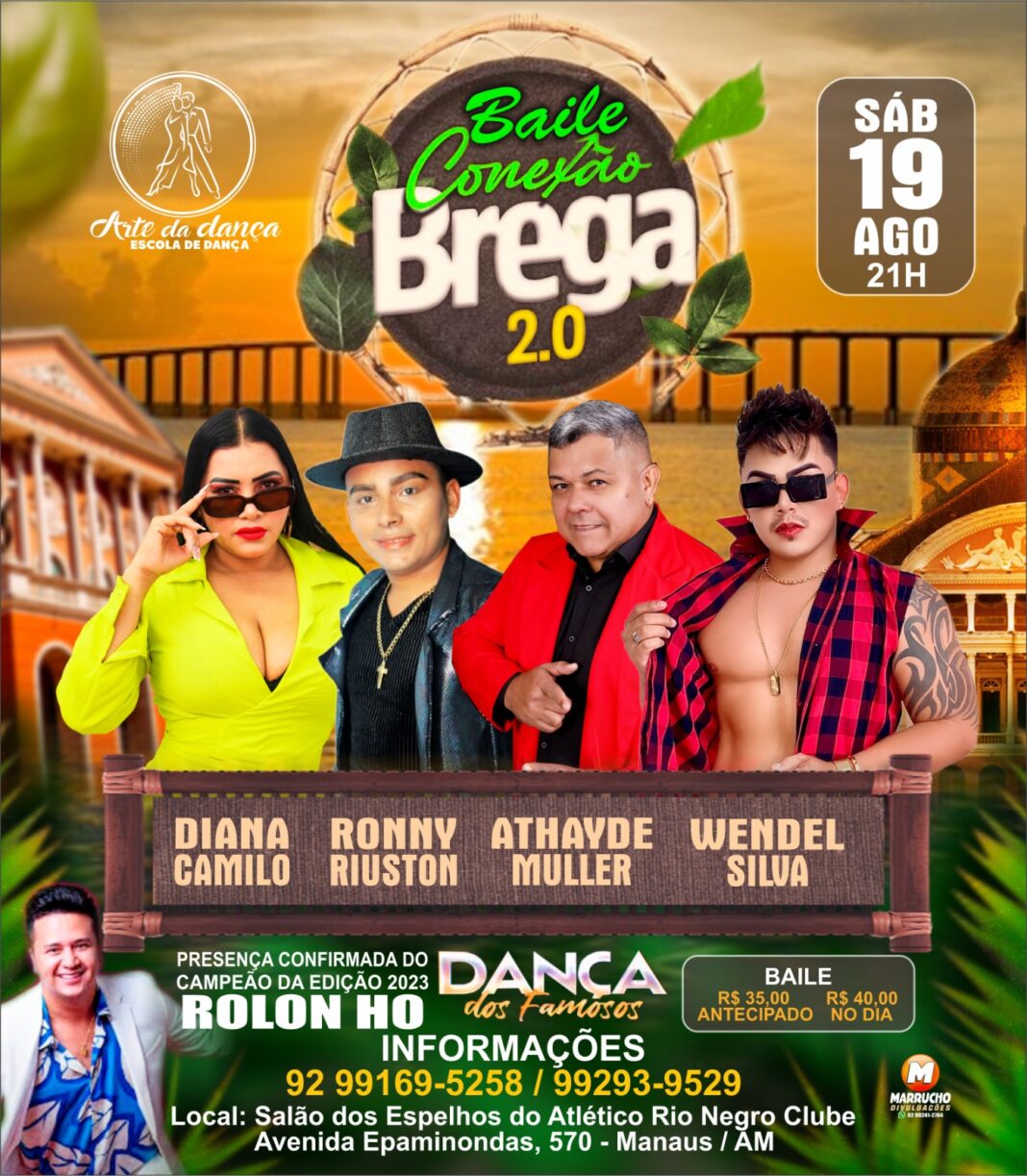 FLYER- BAILE CONEXÃO BREGA