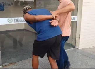 Homem é preso após quebrar prato no rosto da mulher