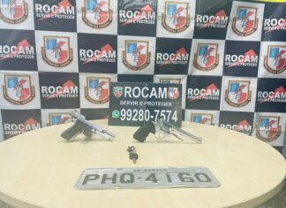 Polícia Militar apreende duas armas de fogo no bairro Nova Esperança, na zona oeste