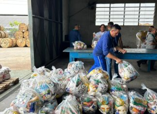 Amazonas Energia combate a fome distribuindo alimentos para famílias de baixa renda