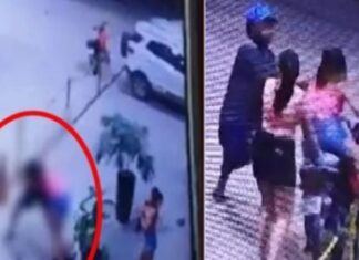 Vídeo: homem puxa facão para ticar mulher em posto de combustível