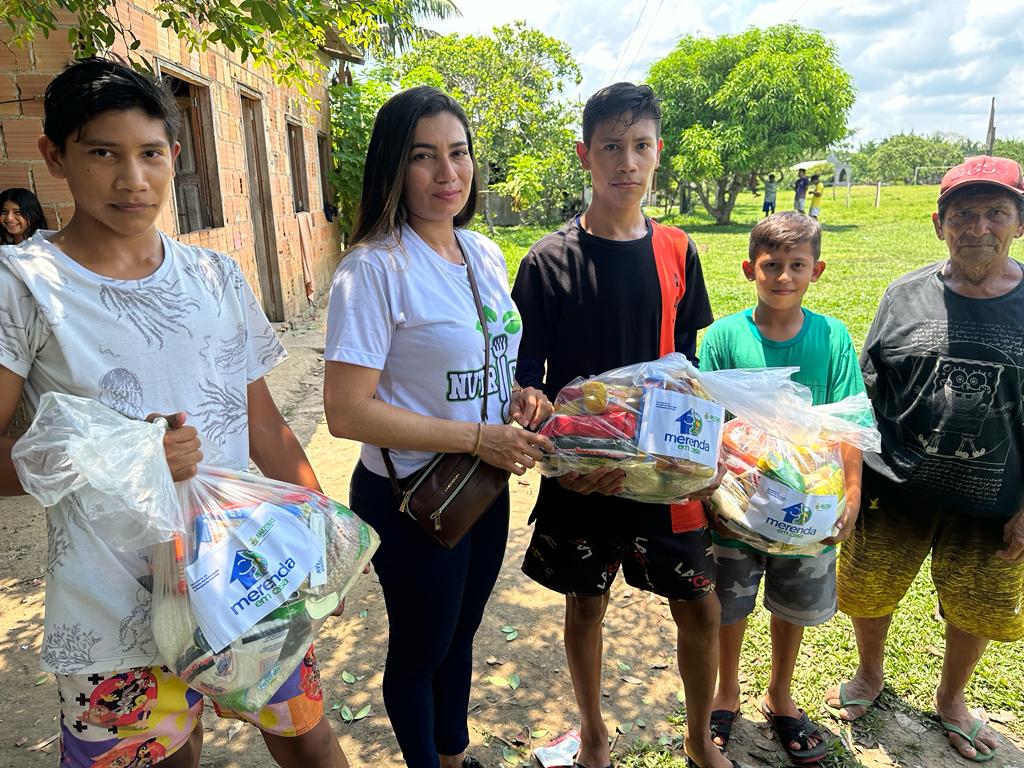 Educaç_ã_o_Merenda em Casa em Uarini_Foto_Coordenadoria