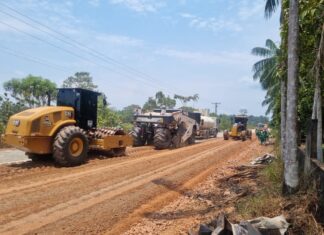 Governo do Amazonas inicia pavimentação da estrada Anori-Codajás e do ramal do Mato Grosso