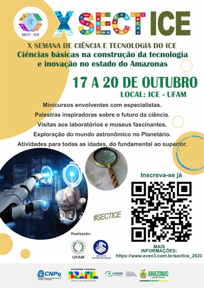 FAPEAM- X Semana de Ciência e Tecnologia do ICE-Foto-Divulgação
