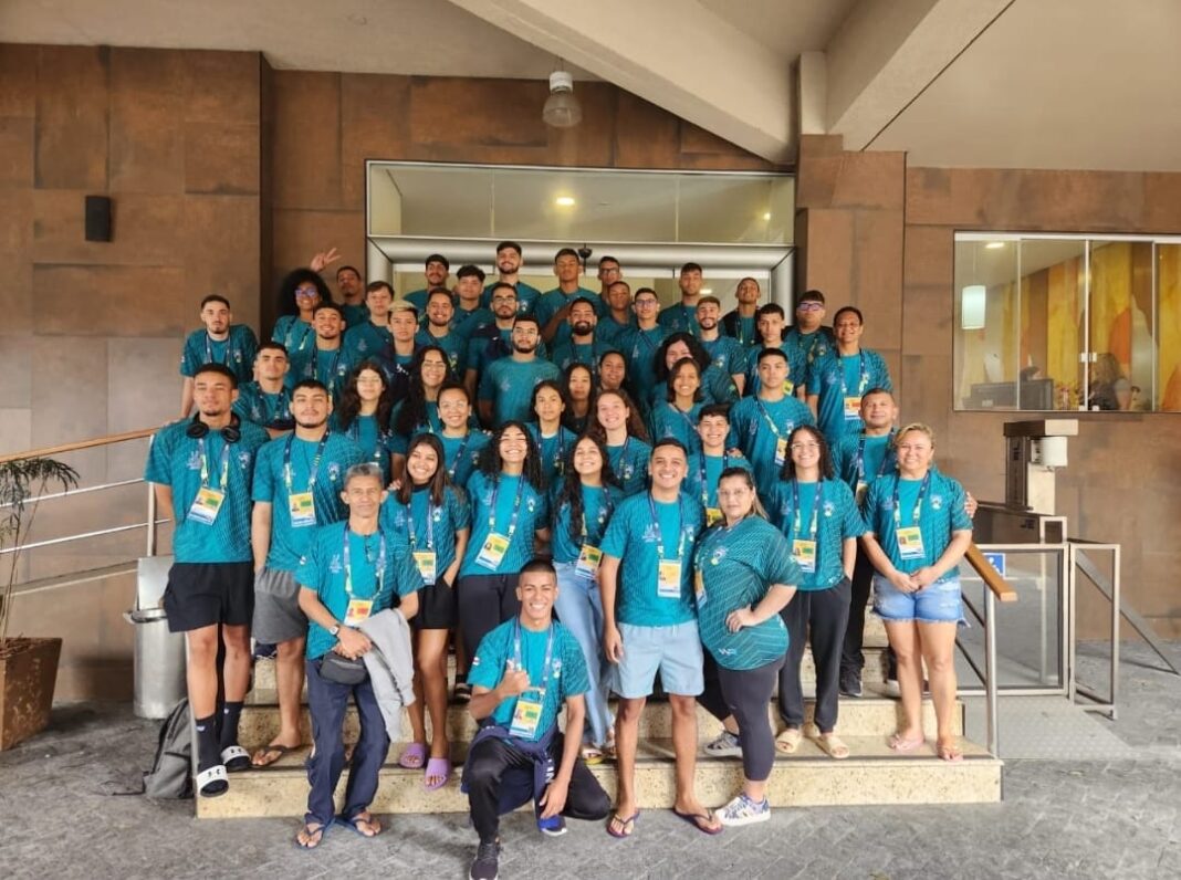 Amazonenses desembarcam em Joinville (SC) para disputar fase final dos Jogos Universitários Brasileiros 2023