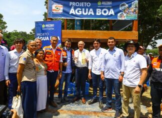 Wilson Lima e o vice-presidente Alckmin entregam nova unidade do projeto Água Boa em Iranduba