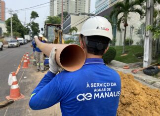 Expansão: Obras de instalação de redes de esgoto seguem no Vieiralves e Adrianópolis