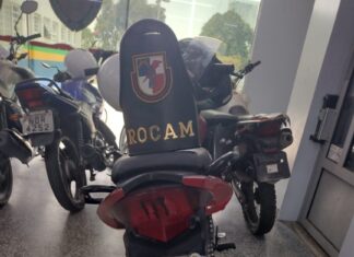 Na zona centro-oeste, Polícia Militar recupera motocicleta com restrição de roubo