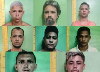 Polícia Civil do Amazonas divulga imagens de oito homens procurados em Eirunepé