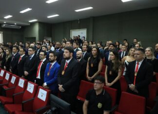 Novos policiais civis tomam posse e Wilson Lima ressalta reforço na segurança, principalmente, no interior do estado