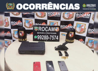 Preso o trio envolvido em ataque a viatura da Polícia Militar do Amazonas
