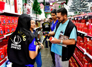 Operação ‘Boas Festas’: Ipem-AM retira de circulação produtos natalinos irregulares