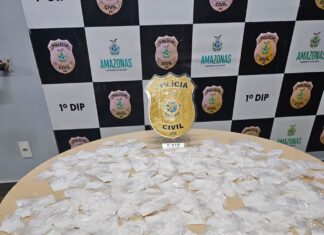 PC-AM prende homem com 1,5 trouxinhas de cocaína, no bairro Petrópolis
