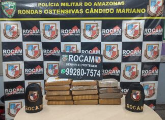 PMAM apreende 14 tabletes de maconha após receber informações no disque denúncia da Rocam