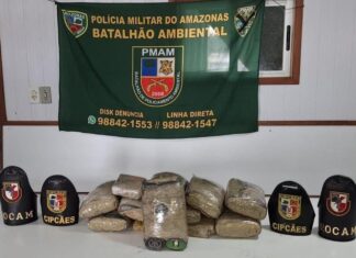 Base Tiradentes: Homem é detido e cerca de 15 quilos de drogas são apreendidos no rio Negro