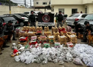 Polícia apreende mais de uma tonelada de drogas em operação contra envolvidos em tiroteio