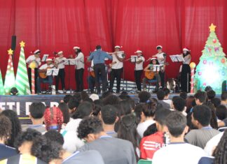 Mais de 3.500 alunos prestigiaram a programação de Natal nos Cetis