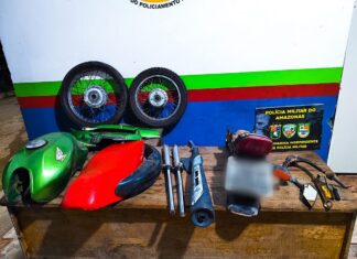 Polícia Militar do Amazonas desarticula desmanche de motocicletas em Maués