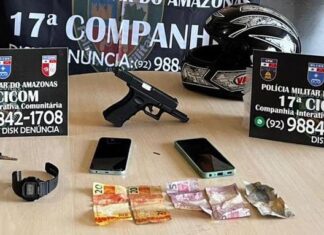 PMAM prende trio por envolvimento em roubo durante ações de patrulhamento em Manaus