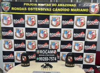 PMAM prende três homens e apreende duas armas de fogo