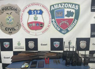 Forças de Segurança retiraram mais de 1,4 mil armas de fogo de circulação em 2023