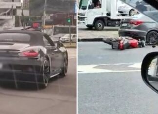 Policial civil aposentado que dirigia Porsche reage a assalto e fere suspeito na zona sul do Rio