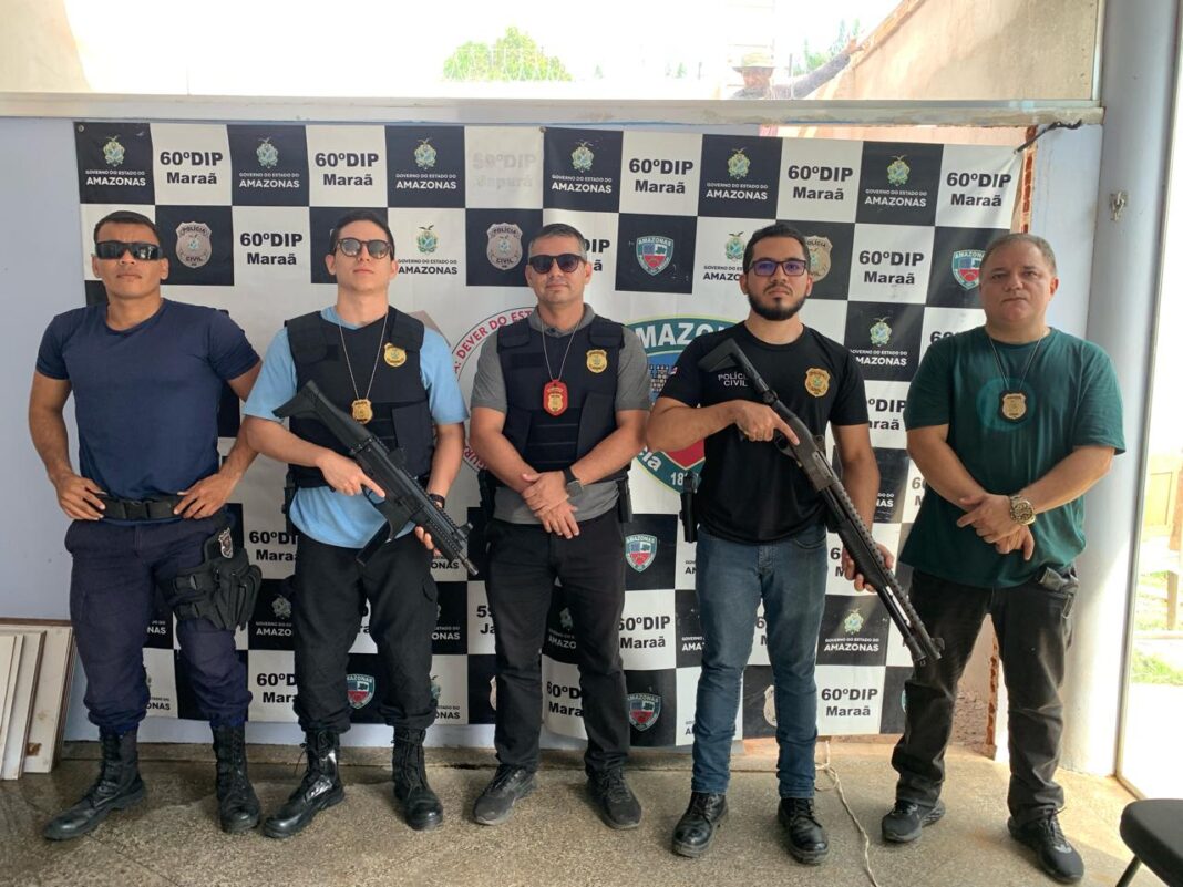 PC-AM_ EQUIPE POLICIAL 60ª DIP MARAÃ_FOTO DIVULGAÇÃO