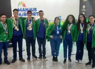 Alunos do Colégio Militar da PMAM embarcam para representar o Brasil na Olimpíada Internacional de Matemática