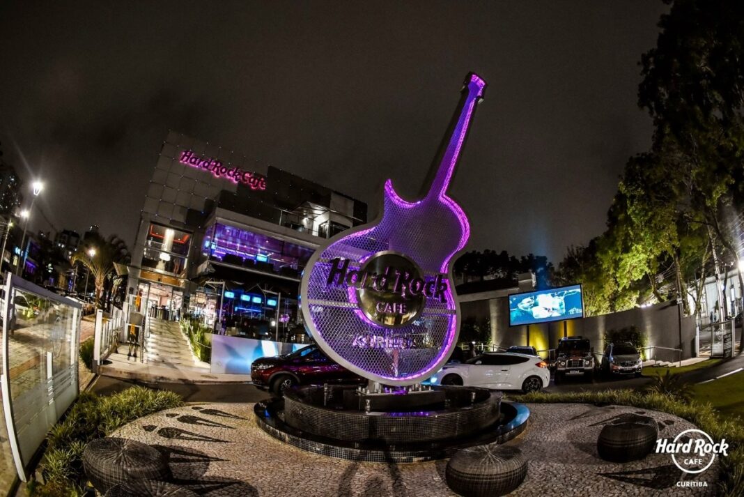 Hard Rock Café Curitiba.Foto: Divulgação