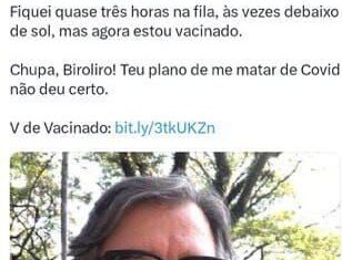Morre o Jornalista Tony Goes, que se alegrava com a morte de um bolsonarista por covid