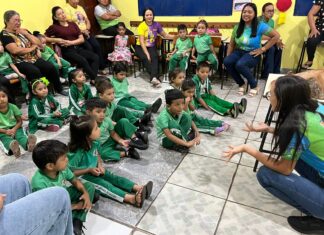 Parintins: Semana da Água e da Árvore leva educação ambiental para as escolas