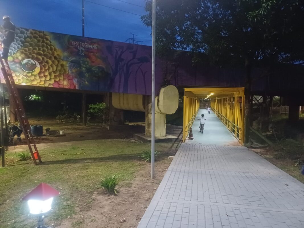 Nova iluminação no parque dos Bilhares 1