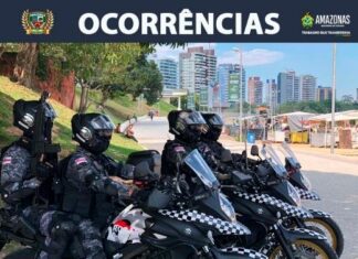 Dois foragidos da Justiça são recapturados pela Polícia Militar do Amazonas durante patrulhamento