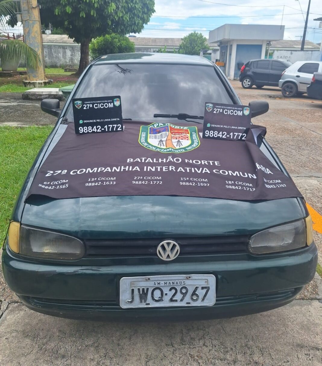 27ªCICOM, VEÍCULO LOCALIZADO