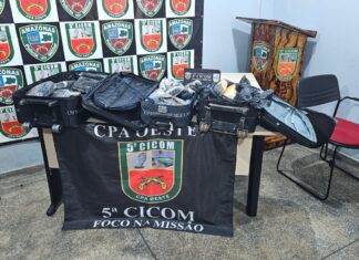 Polícia Militar do Amazonas apreende 13 tabletes de maconha no porto do São Raimundo