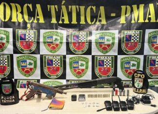 Em Rio Preto da Eva, PMAM prende homem com entorpecentes, arma e munições