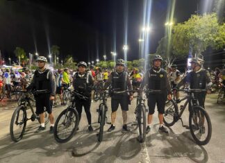 9° Passeio Ciclístico Tiradentes da Polícia Militar do Amazonas reúne mais de 300 participantes na Ponta Negra