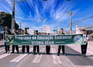 Polícia Militar do Amazonas e Secretarias Municipais realizam caminhada ecológica na zona centro-sul