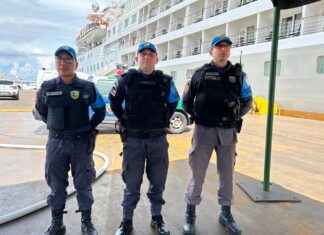 Polícia Militar do Amazonas reforça policiamento durante temporada de navios em Manaus