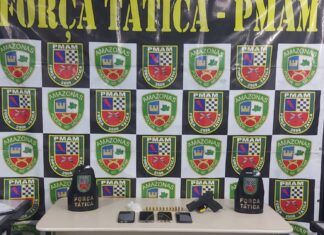 Polícia Militar do Amazonas apreende duas armas de fogo na zona leste