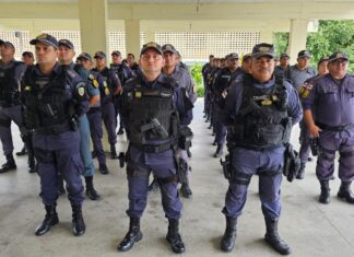 Polícia Militar do Amazonas envia reforço para festa de aniversário de Itacoatiara