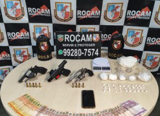 Polícia Militar do Amazonas prende homem com três armas de fogo na zona sul de Manaus