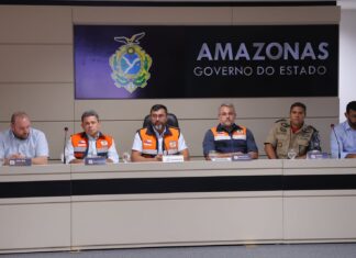 Wilson Lima reúne secretários para alinhamento e antecipação de ações de enfrentamento do período de estiagem em 2024 no Amazonas