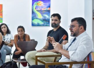 Wilson Lima destaca iniciativas sustentáveis do Amazonas em conversa com alunos de pós-graduação do Brasil e EUA