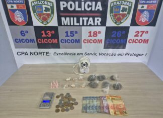 PMAM e PC-AM prendem dois homens e apreendem drogas durante operação na zona norte de Manaus