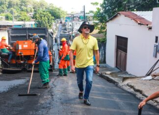 ‘Asfalta Manaus’ amplia ações em três zonas da capital e intensifica obras de pavimentação
