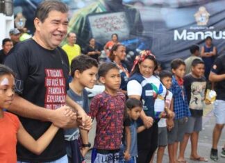 Sob a gestão de David Almeida, Prefeitura de Manaus realiza 2ª edição da ‘Rua de Lazer’ no bairro Colônia Antônio Aleixo neste sábado